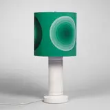 Verner Panton, Spectrum table lamp, 1971, ceramic, fabric