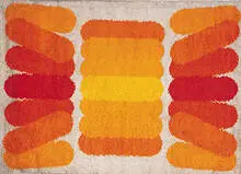 Space Age, rug, c. 1970, wool