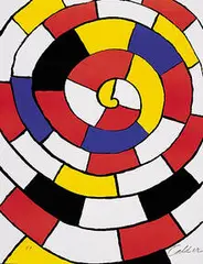 Untitled by Alexander Calder, lithograph, sold Oct 2001