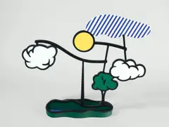 Landscape mobile (Limoges) by Roy Lichtenstein, 1991, Multiple aus Porzellan und Gießharz, sold May 2013