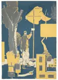 Neo Rauch, Signal, 1997, Farbserigraphie auf Velin