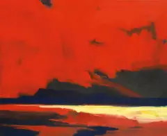 Tal. Wüste by Bernd Zimmer, 1997, Acryl auf Leinwand, sold Jun 2012