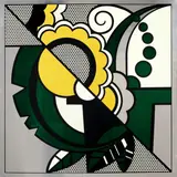Roy Lichtenstein, Still Life, 1968, Farbserigraphie auf Aluminium