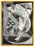 Frank Stella, Jonah historically regarded, 1991, Farbradierung, Aquatinta, Kaltnadel, Carborundum und Farbserigraphie auf Velin
