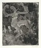 Emil Nolde, Kerzentänzerin, 1918, Radierung, Kaltnadel und Tonätzung auf Van Gelder-Velin
