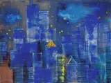 Rainer Fetting, Transparent City, 1999, Acryl auf Leinwand