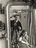 Édouard Boubat, Selbstportrait mit Lella, Paris, 1952, Vintage oder früher Silbergelatineabzug