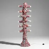 James Shaw, Celebration lamp, c. 2019, hand-extruded HDPE