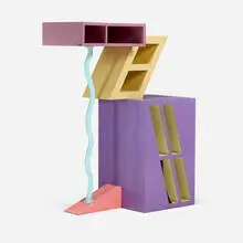Peter Shire, Hank cabinet, c. 1984, enameled steel, laminate over wood