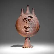 Eva Kolosvary-Stupler, Vase, 1967-70, glazed stoneware