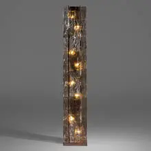 Carlo Nason, Floor lamp, model LT 379, c. 1965, Murano glass, steel