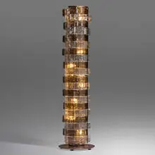 Carlo Nason, Floor lamp, c. 1969, glass, enameled steel