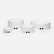 Enzo Mari, Tongareva bowls, collection of four, 1969, plastic