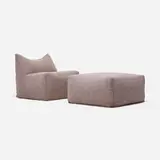Mario Bellini, Le Bambole lounge chair and ottoman