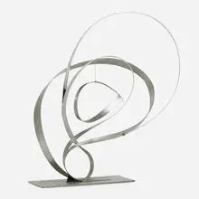Large untitled abstract sculpture by Beverly Pepper, sold Jan 2019