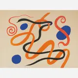 Serpentins by Alexander Calder, sold Nov 2018