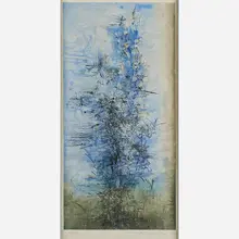 Untitled by Zao Wou-ki, France, sold Nov 2018