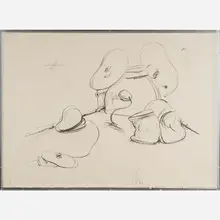 Soft Drum Set by Claes Oldenburg, sold Nov 2018