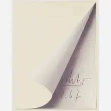 Blattecke (Sheet Corner) by Gerhard Richter, Germany, sold Nov 2018
