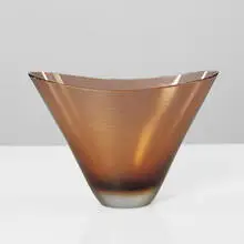 inciso bowl by Paolo Venini, glass, sold Oct 2001