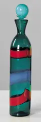 Paolo Venini, bottle, 1950s, glass