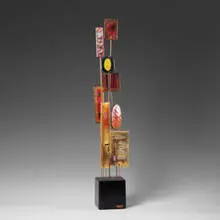 C. Jeré, sculpture, 1966, wood, metals, plastic