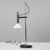 Robert Sonneman, table lamp, 1960s, enameled and chrome-plated metal