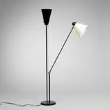 William Wurster, floor lamp, c. 1952, enameled metal