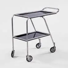 Aero-Art, bar cart, c. 1938, plastic, aluminum