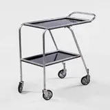 Aero-Art, bar cart, c. 1938, plastic, aluminum