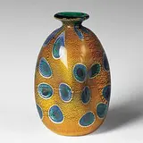 Giulio Radi, vase, c. 1952, internally decorated glass