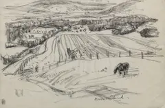 Ploughing, Rhynie by David Macbeth Sutherland, offered Sep 2019