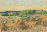 Paul Maze, Harvest Landscape in Autumn