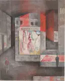 Margarete Schall, Konfektion, 1927, Mischtechnik auf Holz