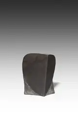 Michael Croissant, Kopf, 1998, Bronze mit schwarzbrauner Patina