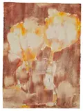 Weisse Blüten in einer Vase by Christian Rohlfs, 1923, Wassertempera über Kreide auf Velin (Wasserzeichen: [What]man 190 (England)), sold Dec 2007