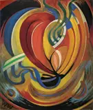 William Wauer, Gaudeamus, 1919, Öl auf Pappe