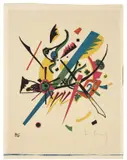 Wassily Kandinsky, Kleine Welten I, 1922, Farblithographie auf Papier