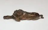 Liegendes neugeborenes Fohlen by Renée Sintenis, 1933, Bronze mit brauner Patina. Höhe: 4 cm (1 ⅝ in.), sold Jun 2009