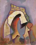 Muscheln III by Karl Hofer, 1954, Öl auf Leinwand, sold Nov 2008