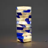 attribution Carlo Nason, Floor lamp, c. 1970, glass, steel