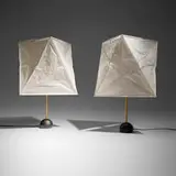 Isamu Noguchi, Akari light sculpture model BB1-YA1, pair