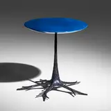 Hervé van der Straeten, Tree Branch side table, c. 2004, lacquered wood, bronze