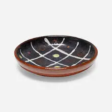 Lagardo Tackett, Plate, c. 1960, glazed earthenware