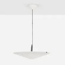 Arteluce, Hanging lamp, c. 1975, enameled aluminum and steel