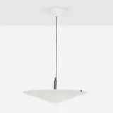 Arteluce, Hanging lamp, c. 1975, enameled aluminum and steel
