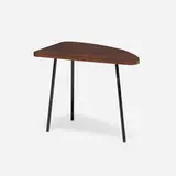 Arthur Espenet Carpenter, Occasional table, c. 1970, Guatemalan mahogany, painted steel