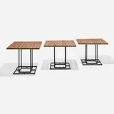 Walter Lamb, Café tables model WT-2701, set of three