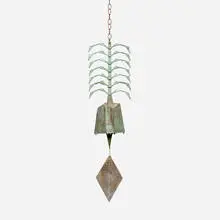 Paolo Soleri, Windbell, c. 1975, patinated bronze, copper