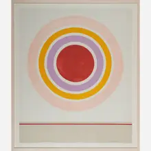 Blush by Kenneth Noland, sold Nov 2018